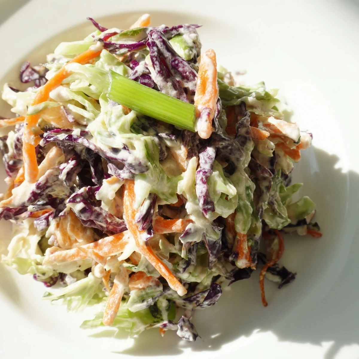 Creamy Coleslaw with Carrots