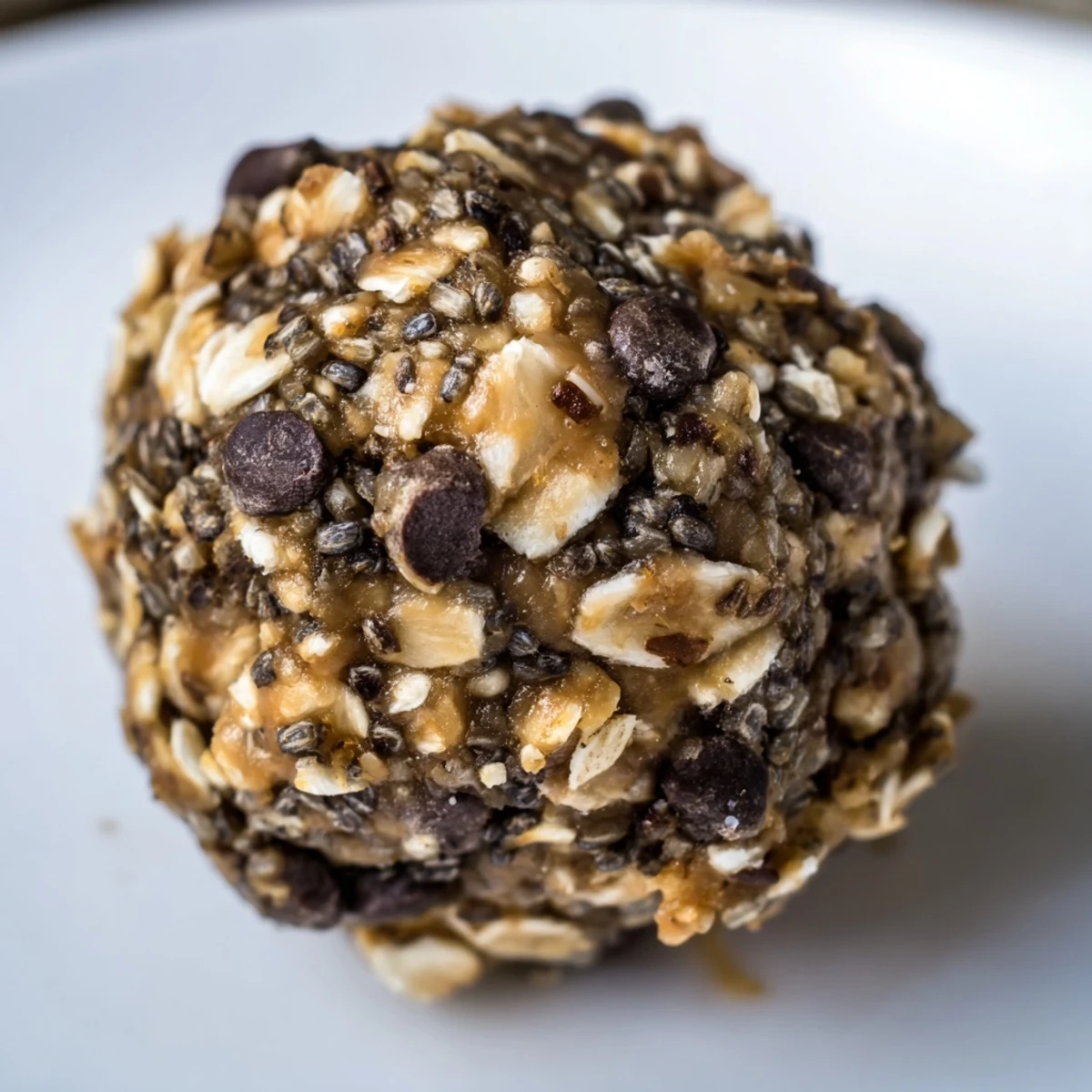 Easy no-bake Chocolate Peanut Butter Energy Balls arranged neatly on a parchment-lined tray.