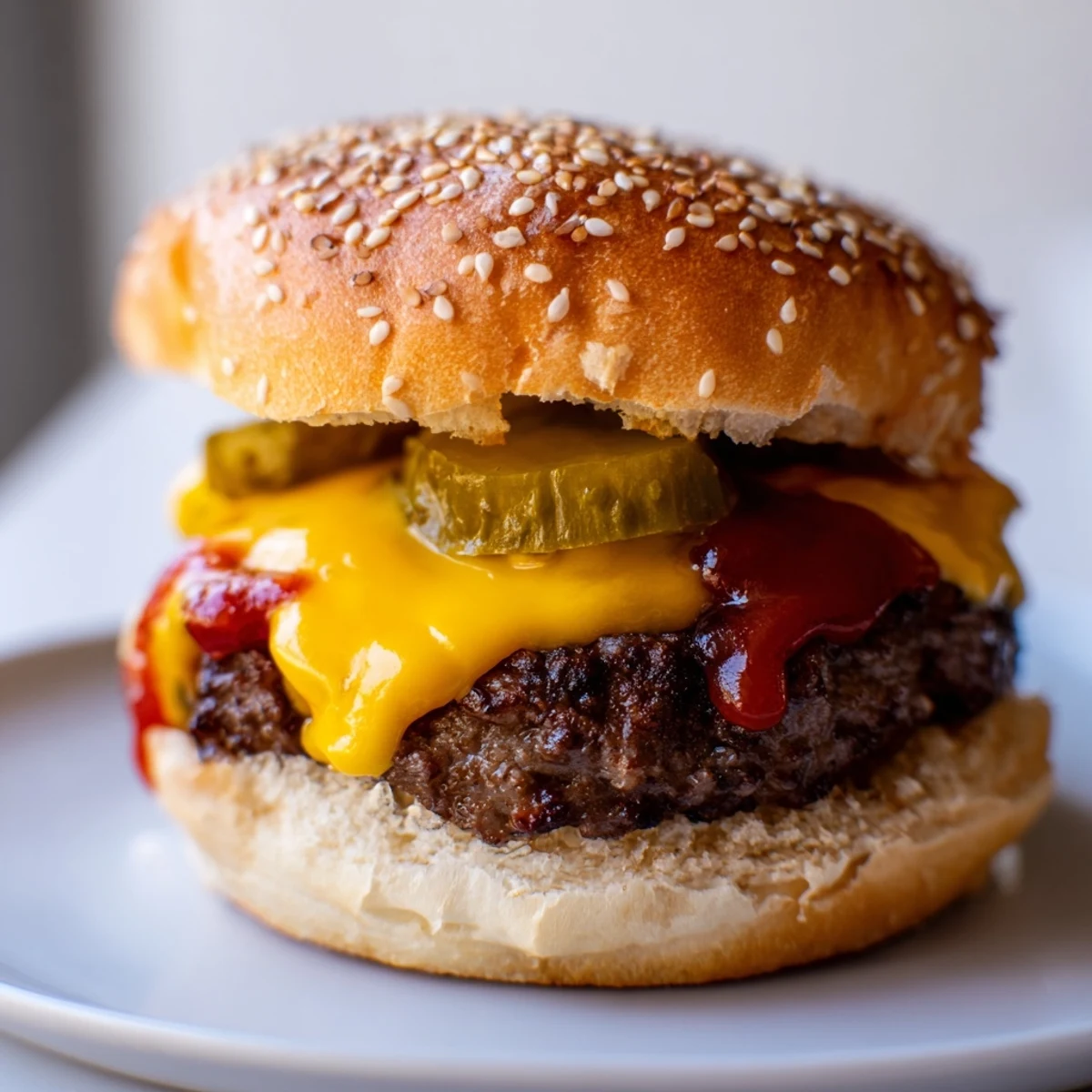 Hearty White Trash Sliders served warm on a platter, ready for game day alongside chips and a cold beverage.