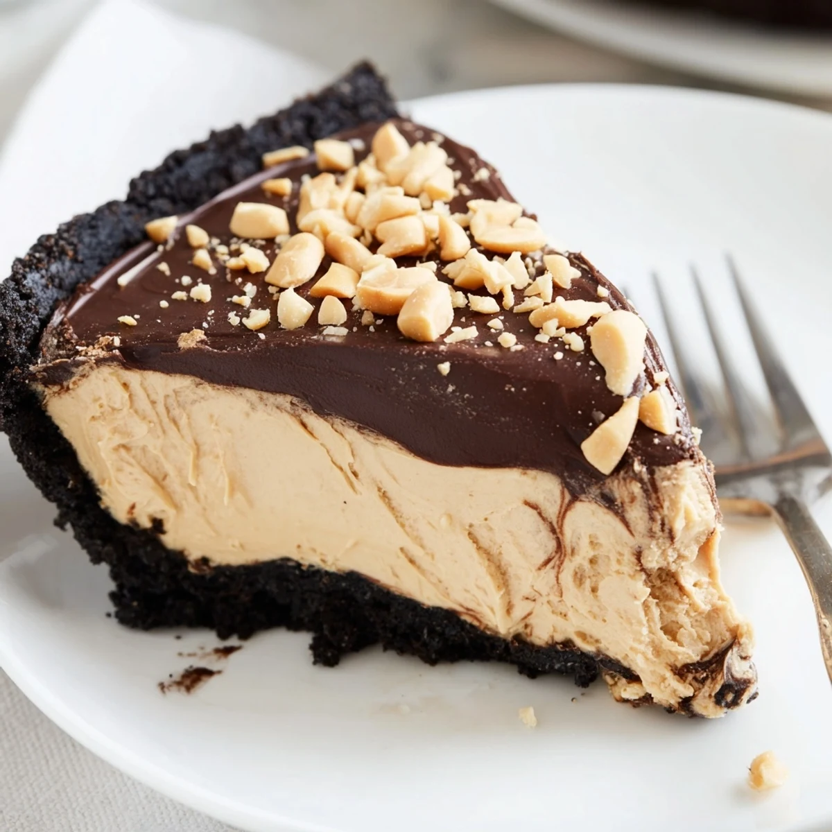 No Bake Peanut Butter Pie