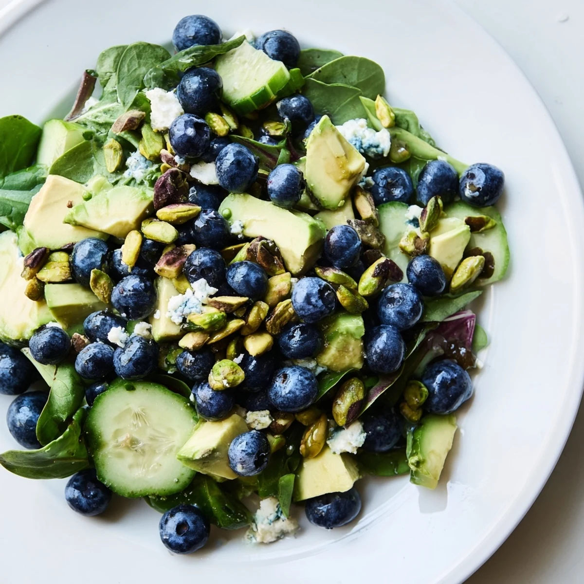 Blueberry Pistachio Spring Salad
