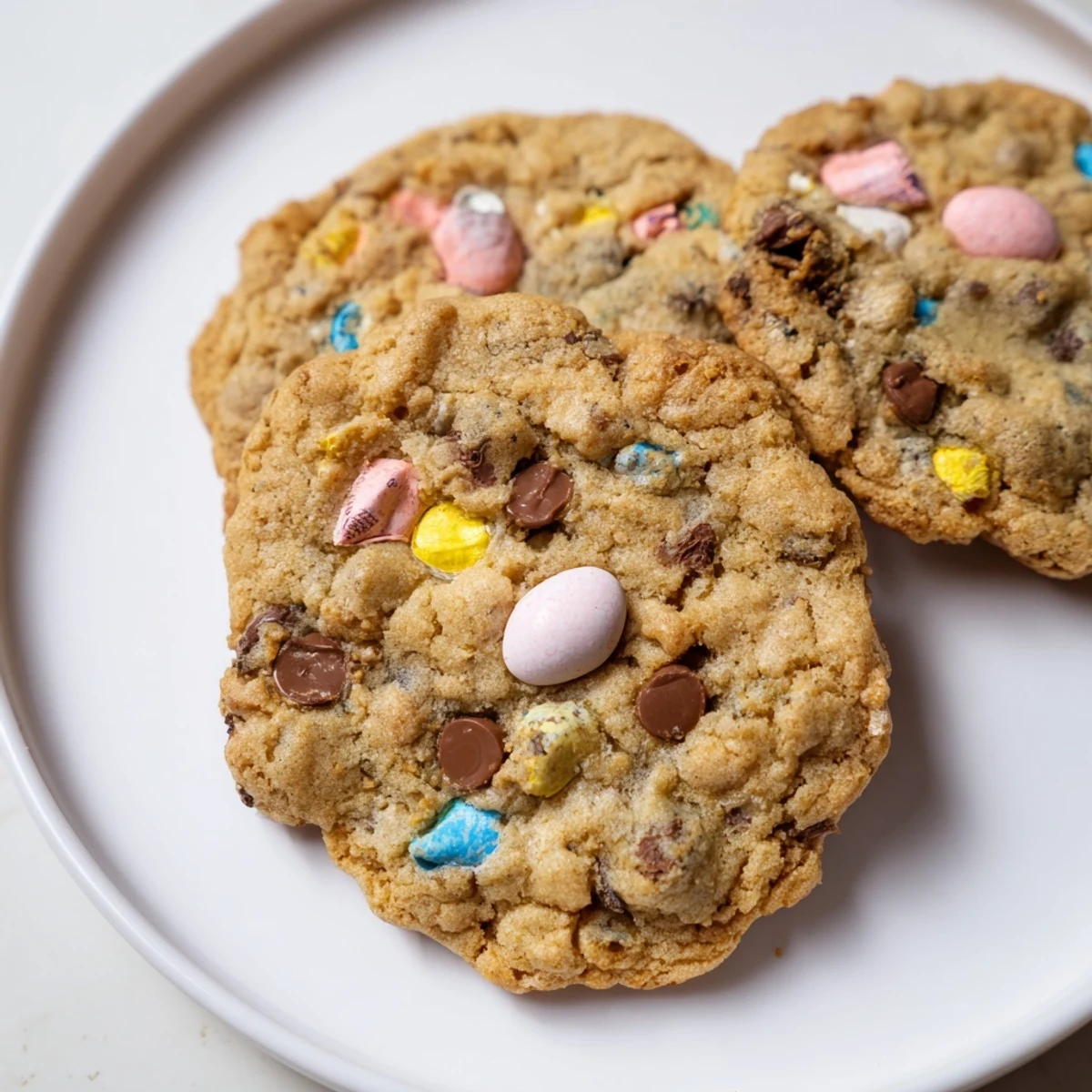 Cadbury Egg Cookies