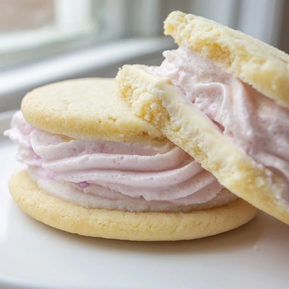 Pastel Sugar Cookie Sandwiches