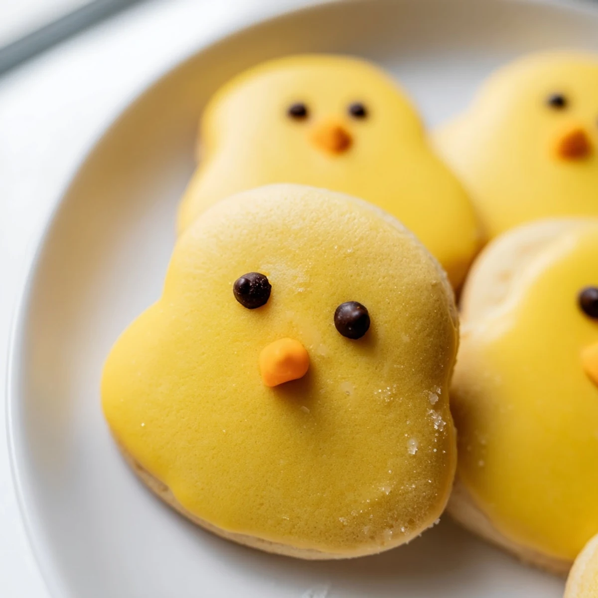 Chick Cookies Spring Sugar Cookies