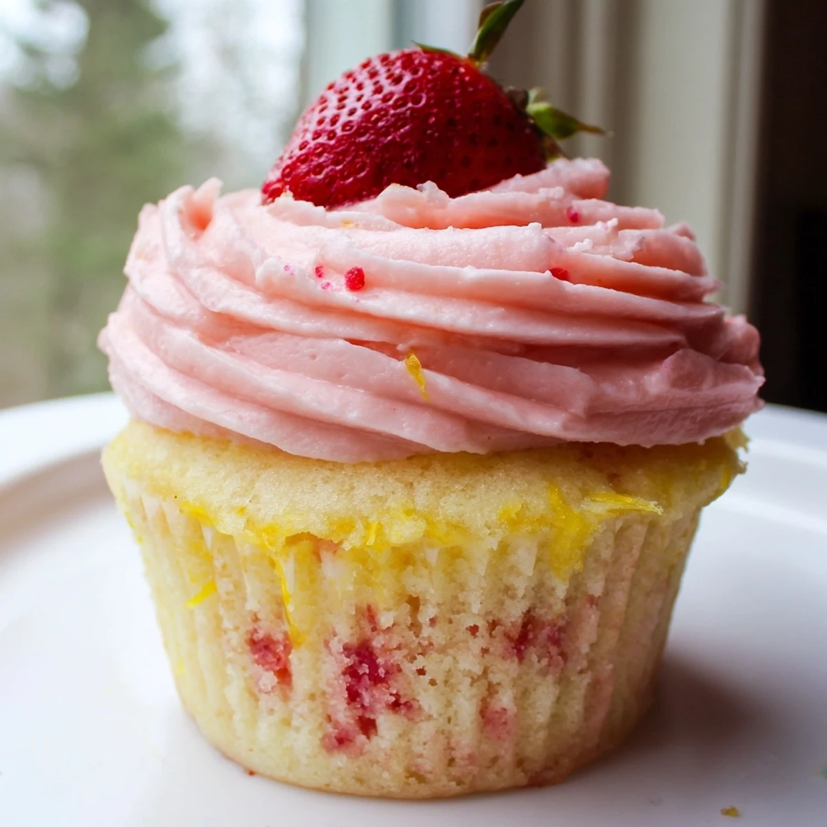 Strawberry Lemonade Cupcakes