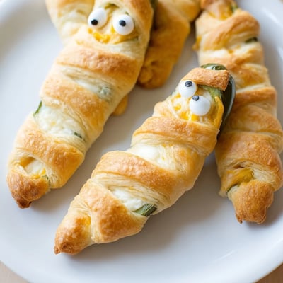 Mummy Jalapeno Poppers